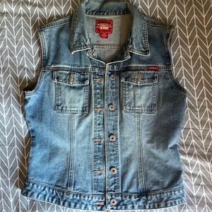 Guess jean jacket vest